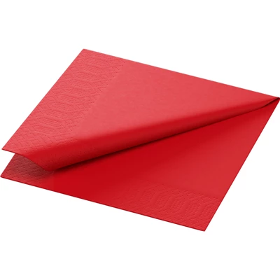 Servett 3-lags 24x24cm Röd 2000st/kolli