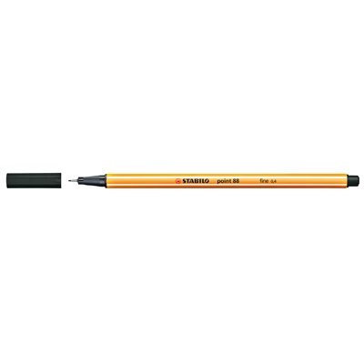 Penna Fiber Fineliner Stabilo 88 svart