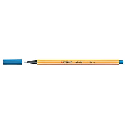 Penna Fiber Fineliner Stabilo 88 blå