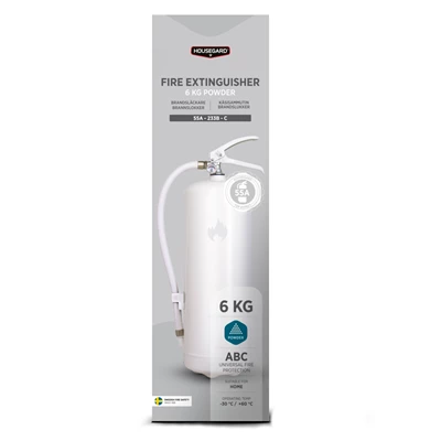 Pulversläckare Housegard HG PE6HR-A 6 kg Vit