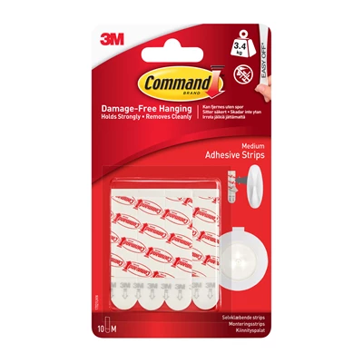 Monteringsstrips Command Medium 10st/fp