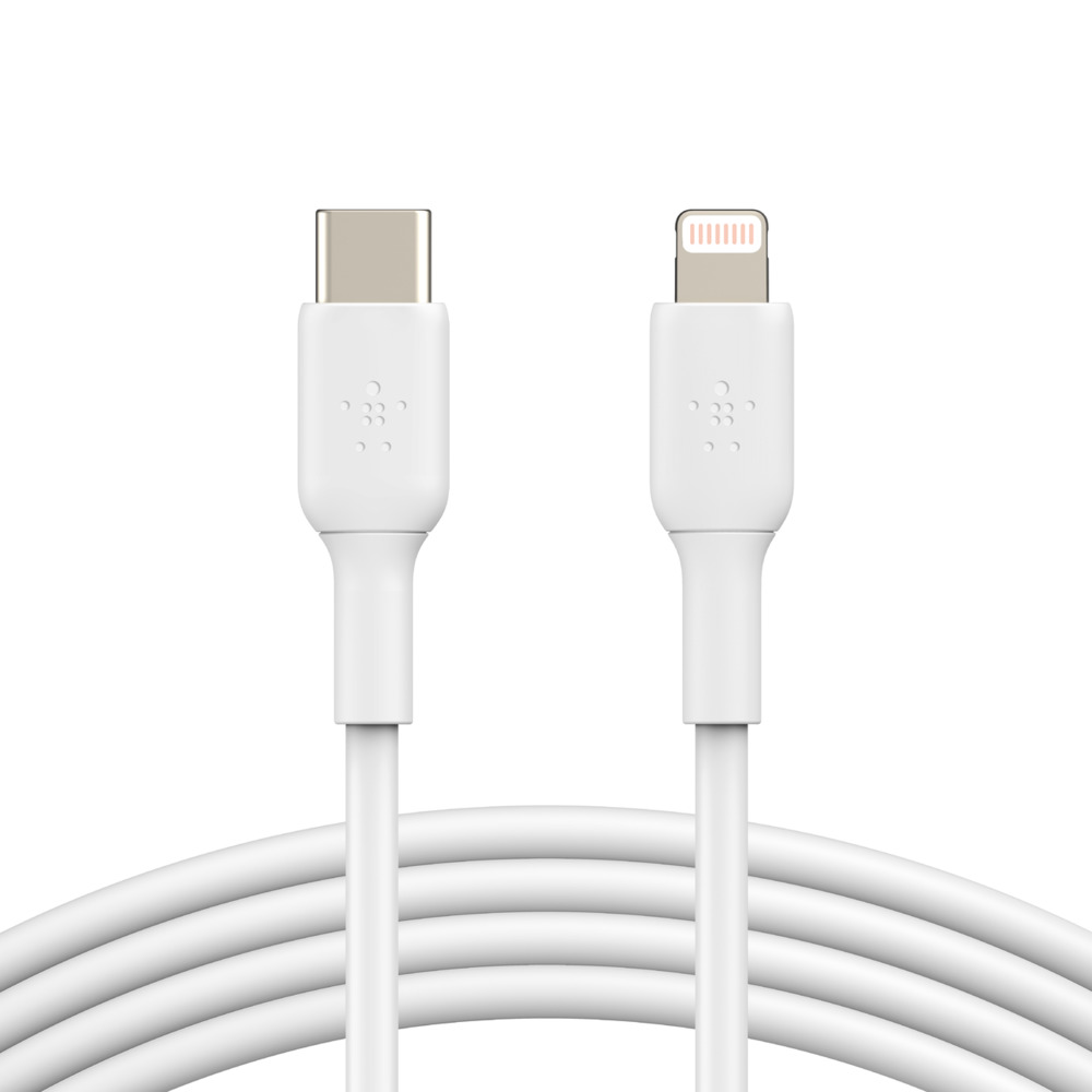 Kabel USB-C till Lightning Belkin Vit 1m