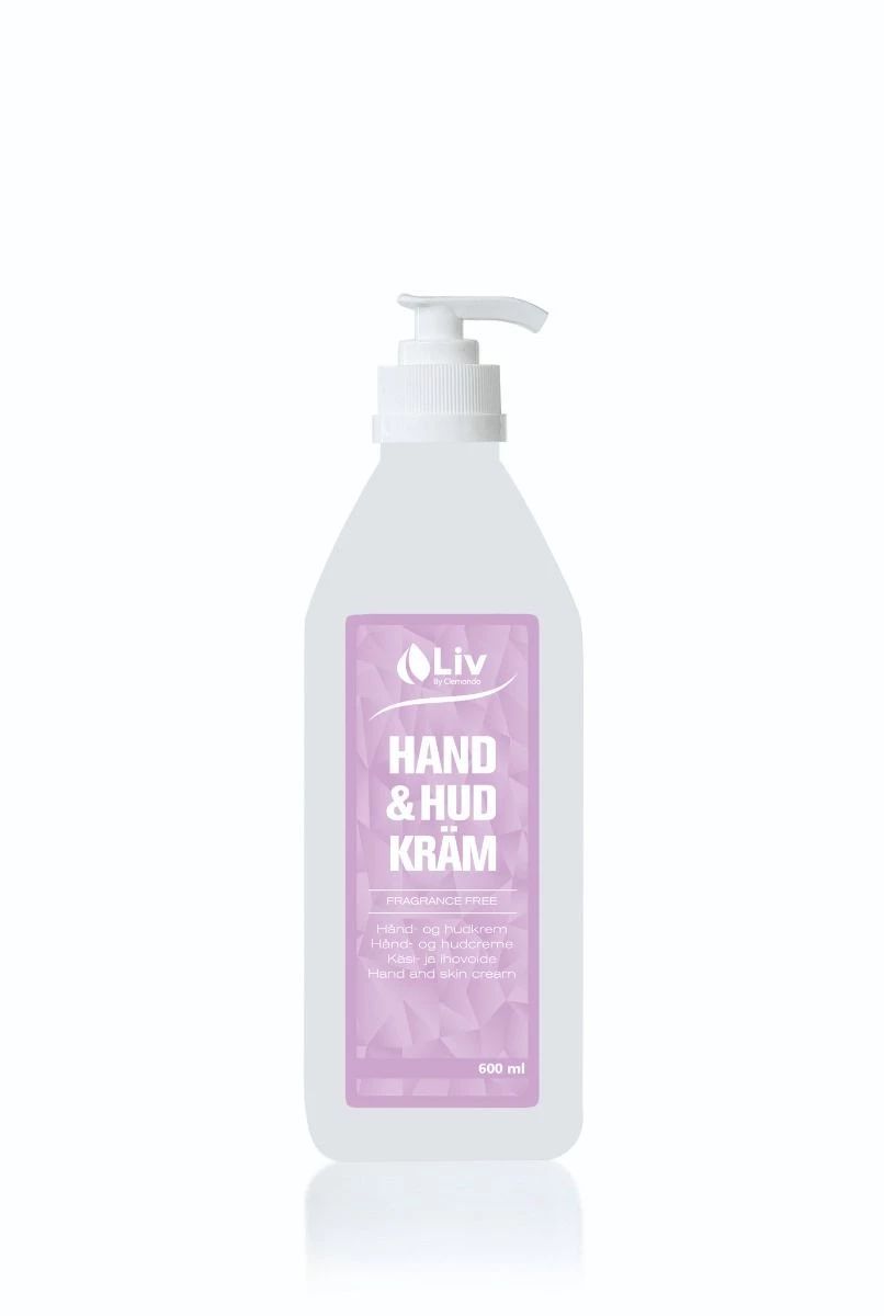 LIV Hand & Hudkräm 600ml Oparf. Pump