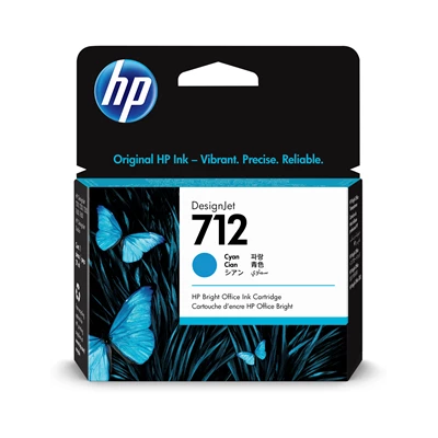 Bläckpatron HP No712 cyan ink cartridge