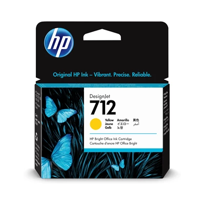 Bläckpatron HP No712 yellow ink cartridge