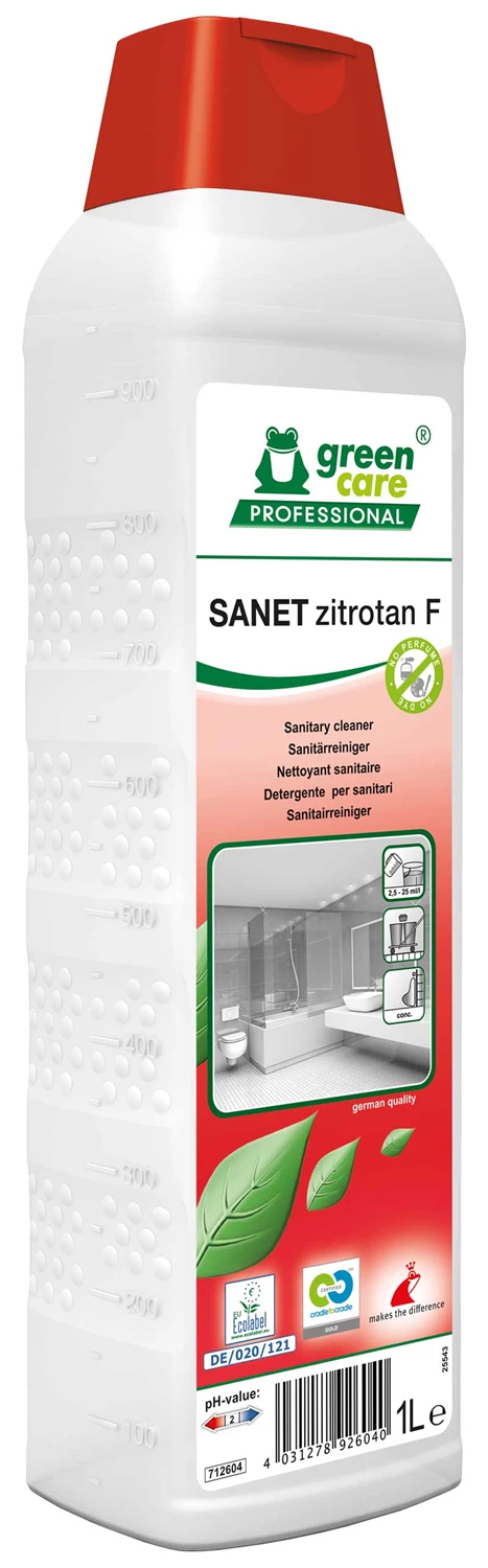 Sanitetsrengöring Tana Sanet Zitrotan F 1L Oparfym