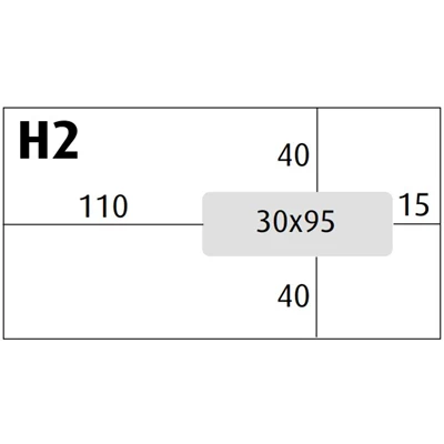 Kuvert S65H2 FH vit 50/fp