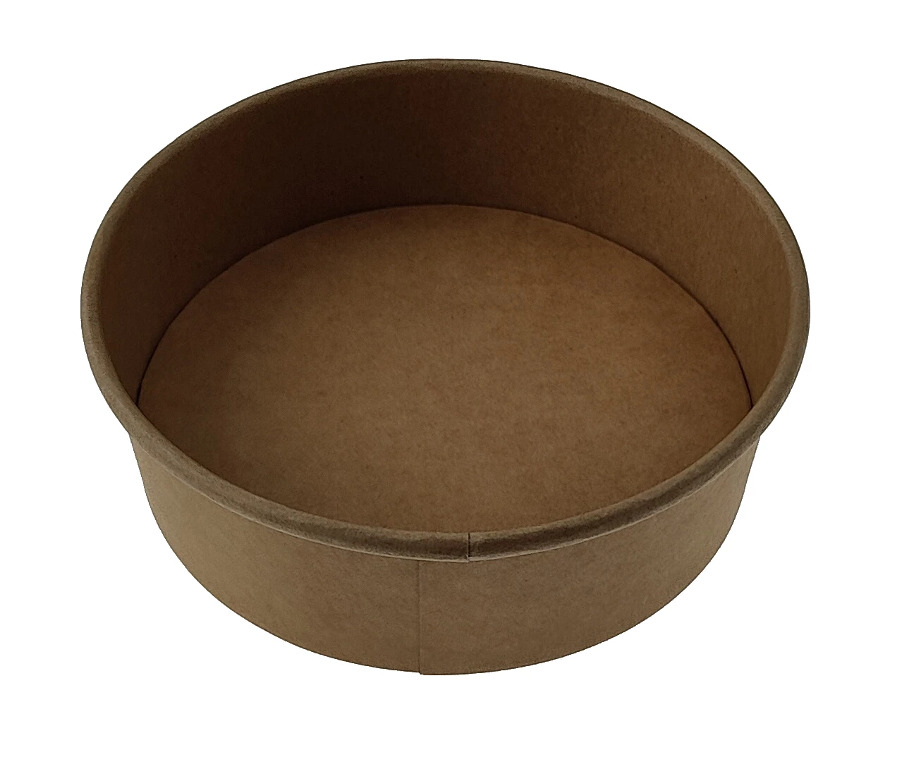 Salladsskål kartong Ø183mm Brun 850ml 300st/kolli