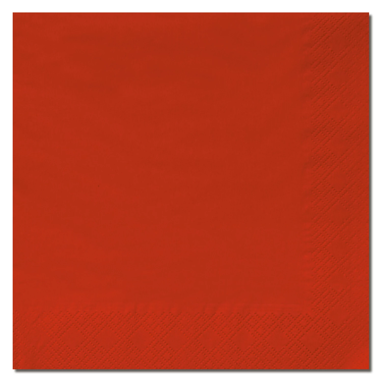 Servett 3-lags 33x33cm Röd 1000st/kolli