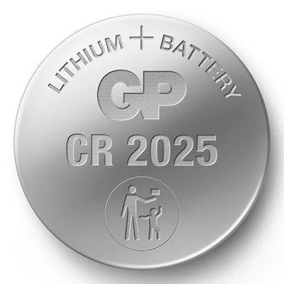 Knappcellsbatteri GP Litium CR2025 4st/fp