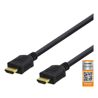 HDMI-kabel Deltaco High-Speed Premium