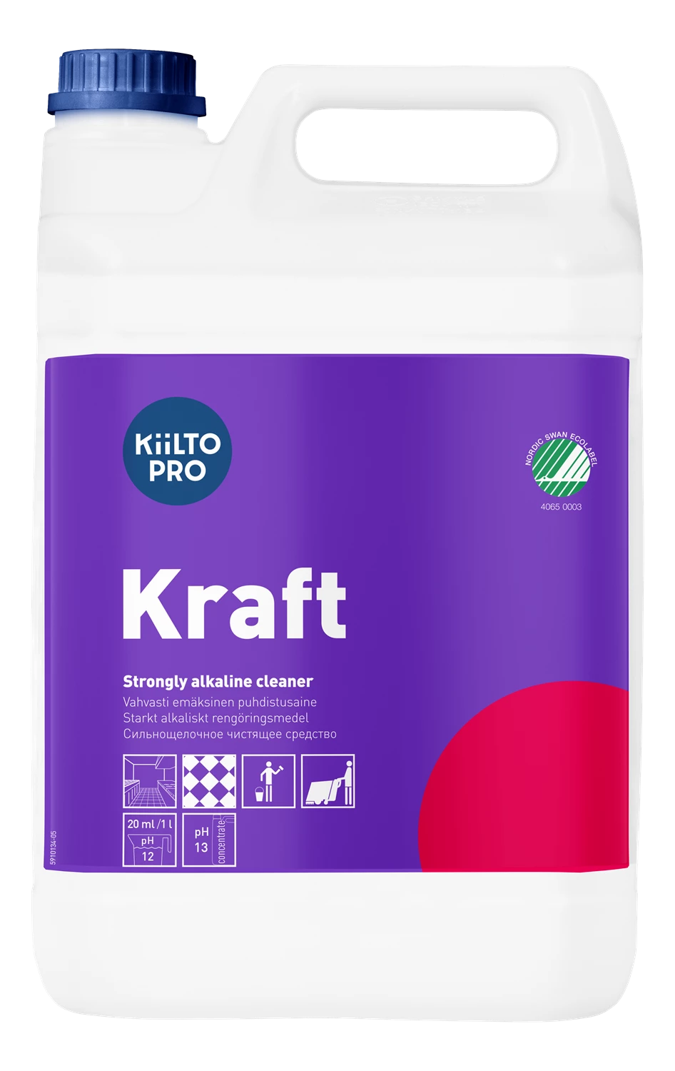 Rengöringsmedel Kiilto Pro Kraft 5 L 3/fp