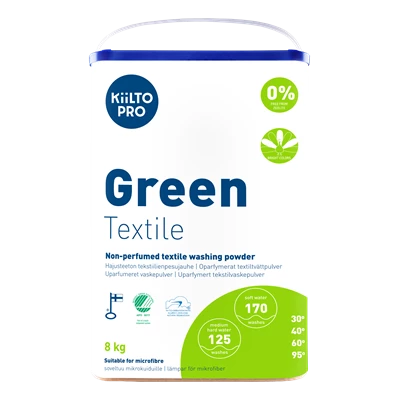 Tvättmedel Kiilto Pro Green textile 8 kg