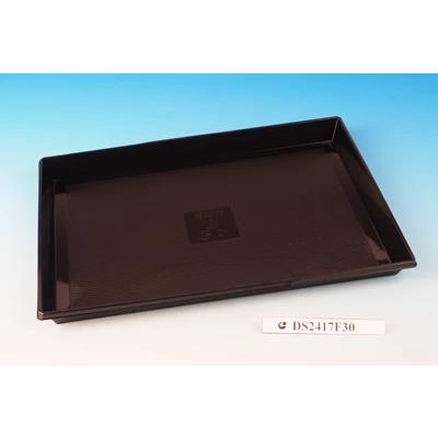 Sushitråg 265x190mm PET svart 800ml 210st