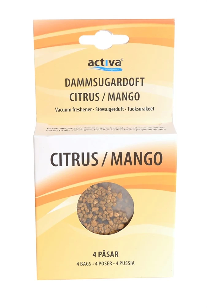 Dammsugaruppfräschare Mango 4-pack