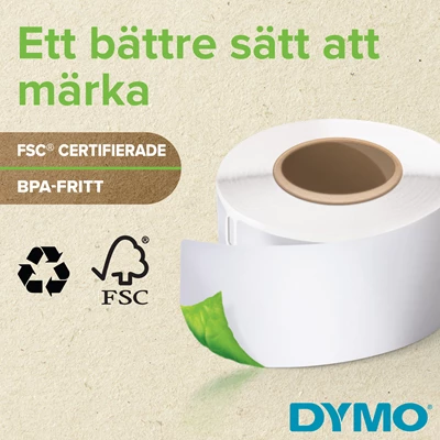 Etikett Dymo LW 102x210mm