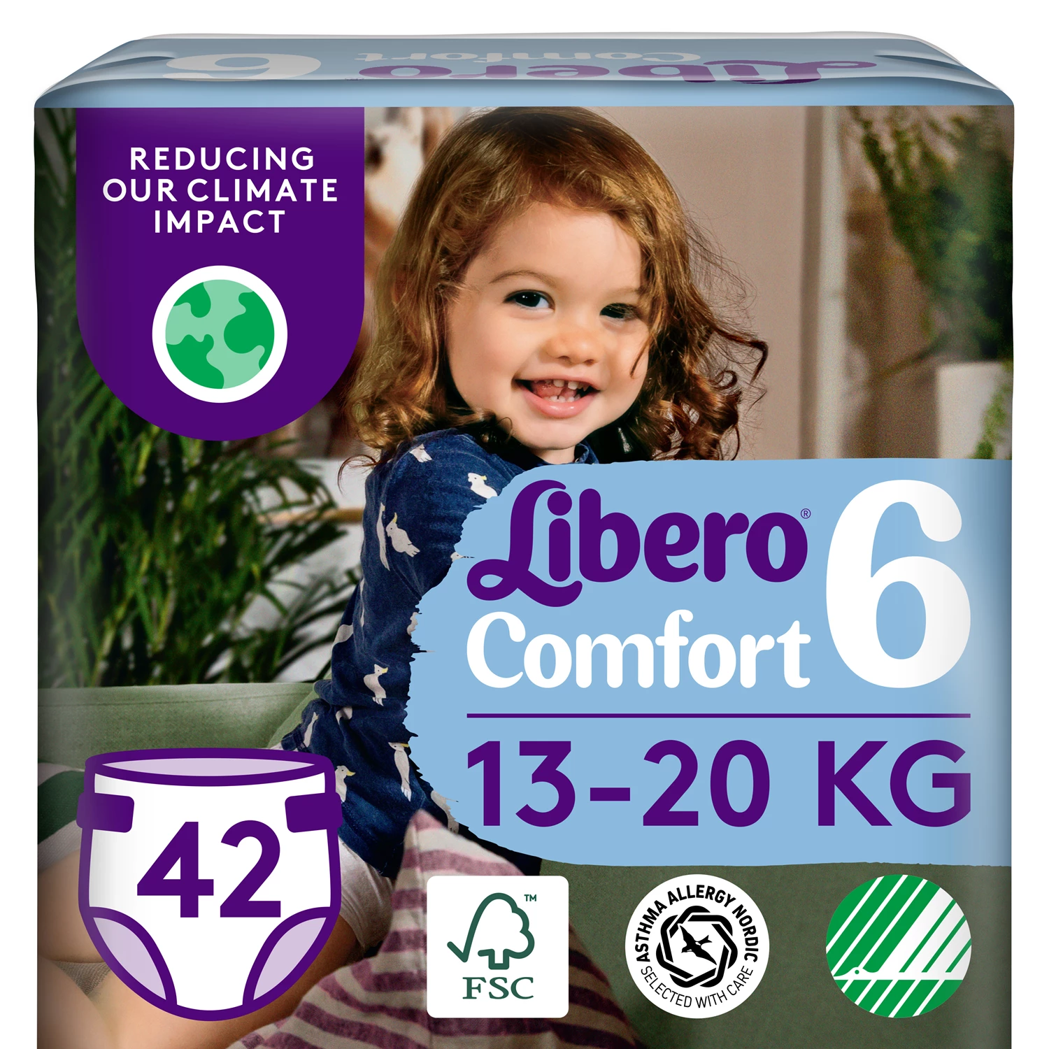 LIBERO Comfort 6 (jr), 13-20 kg, 6x42p
