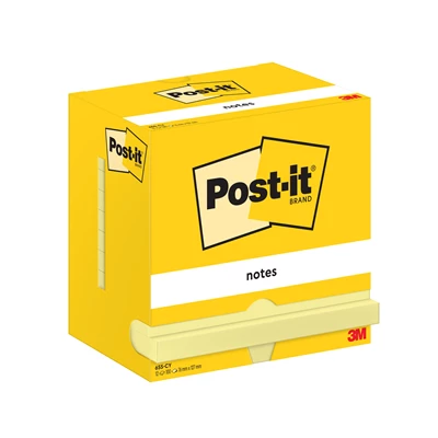 Post-it Canary Yellow 76×76mm 12st/fp