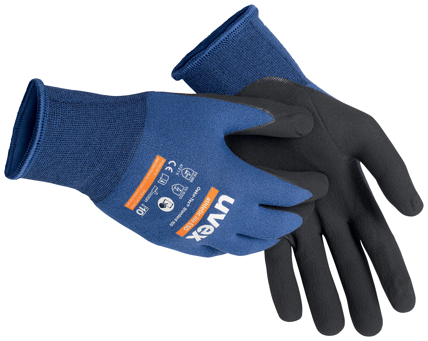Montagehandske Uvex Athl. Lite Touch strl 6 10par