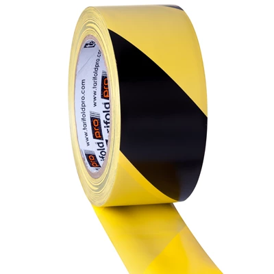 Golvtejp Tarifold Safety Svart/Gul