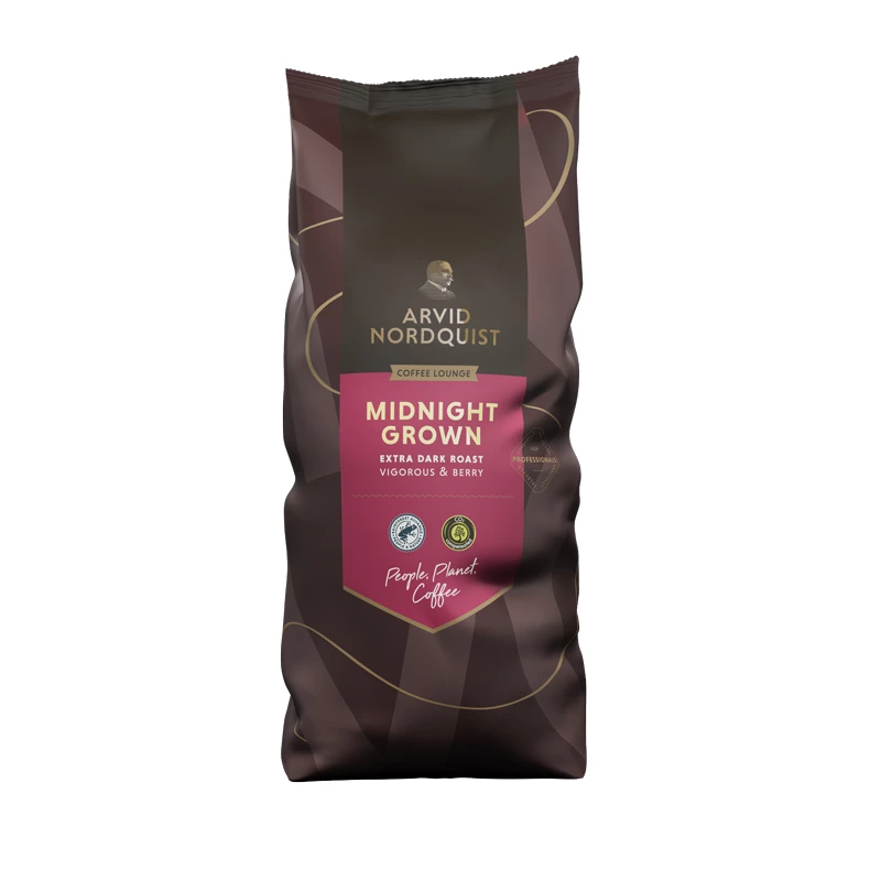 Kaffebönor Arvid N Midnight Grown 1kg 6st/kolli