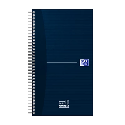 Anteckningsbok Oxford Task Manager Linjerat Blå