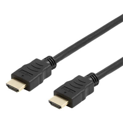 HDMI-kabel Deltaco Flex Svart 5m