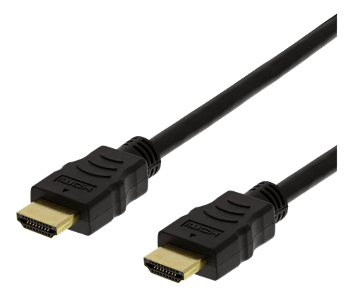 HDMI-kabel Deltaco Flex Svart 1m