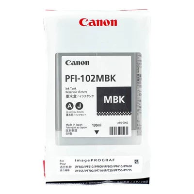Canon PFI-102MBK black Ink Cartridge 130ml