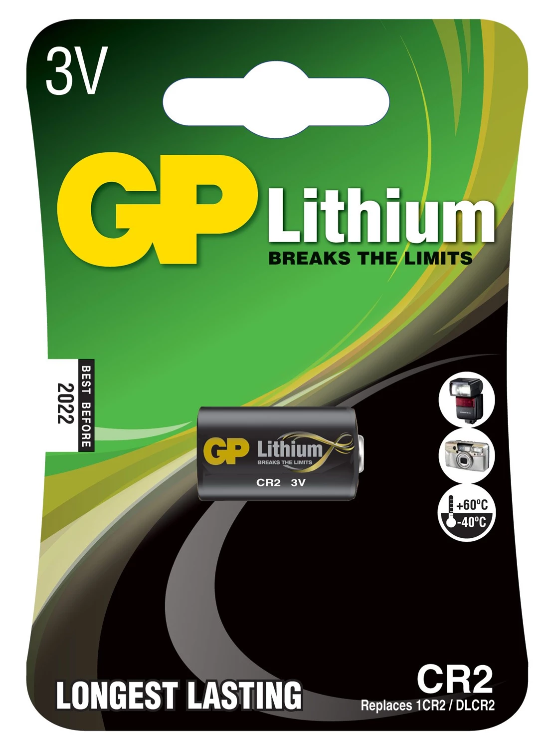 Batteri GP Fotobatteri Litium CR2-C1 
