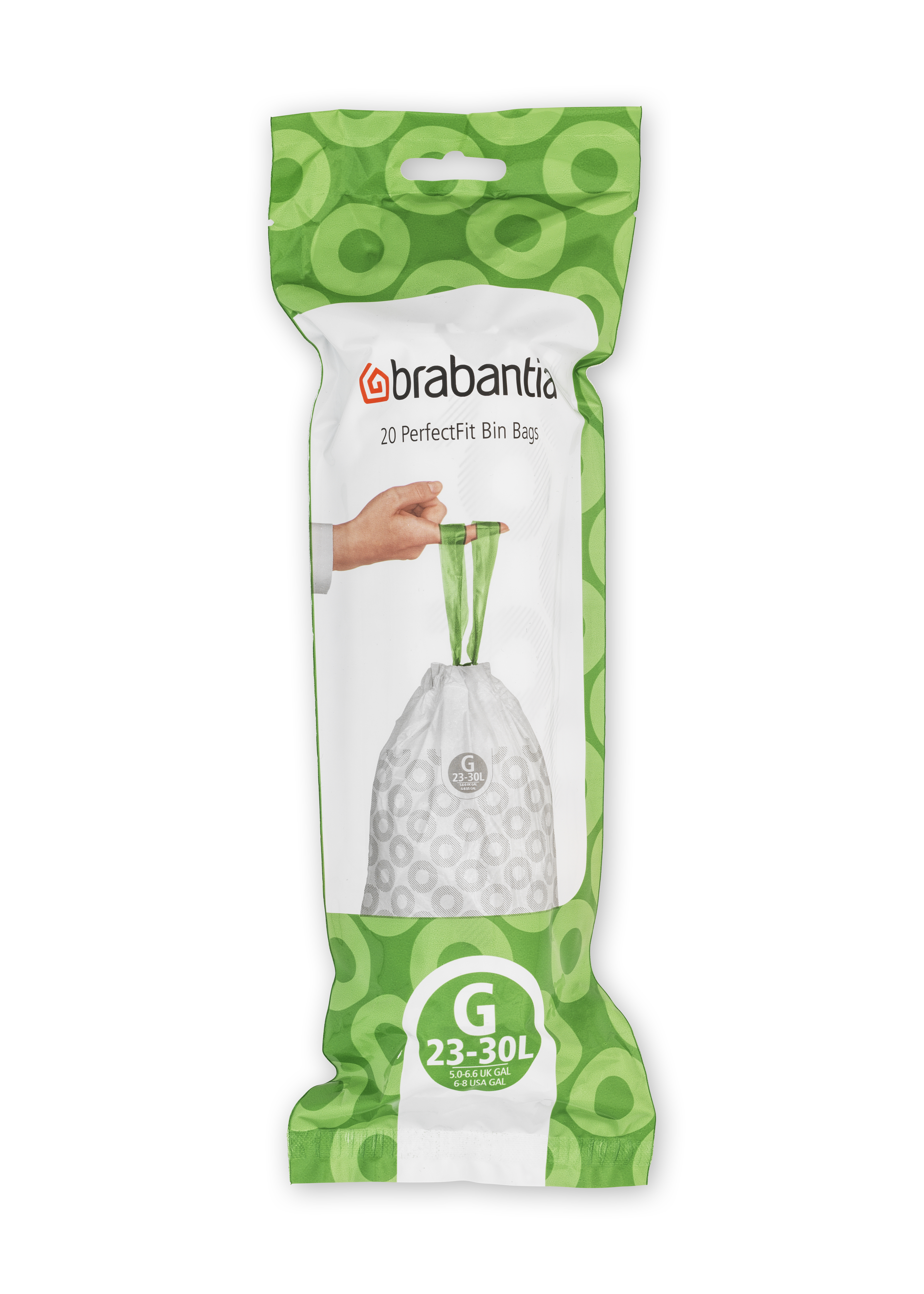 Soppåse 30L Brabantia Perfect Fit G 20st/rl