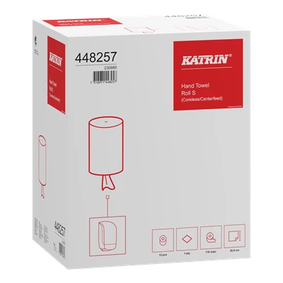 Handtorkpapper Katrin S 1-lags 116m 12rl/kolli