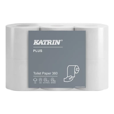 Toalettpapper Katrin Plus 2-lags 50m 42rl/kolli