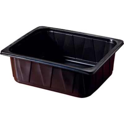 Duniform 1/2 GN PP BK 1-Comp 325x265x100mm sv 92st