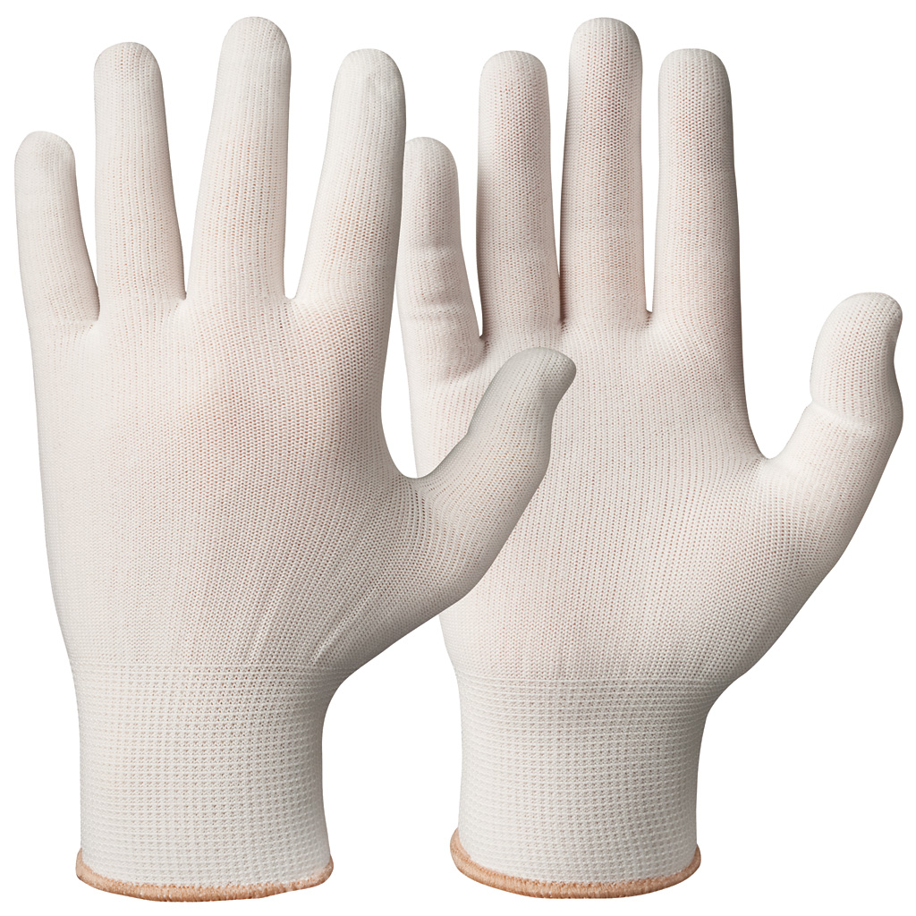 Innerhandske 110.0461 Vit strl 10/XL 12par