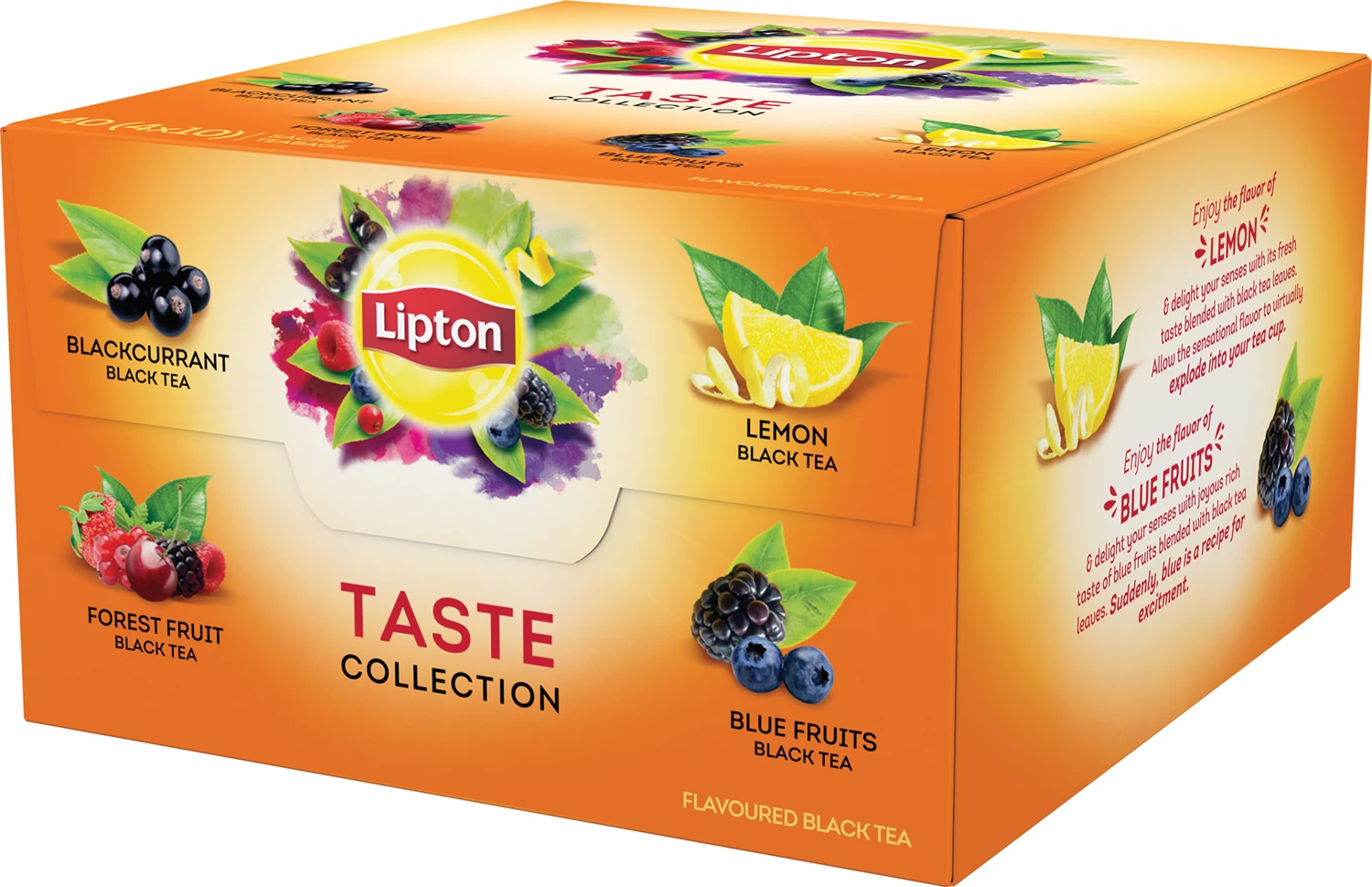 Te Lipton Black Tea collection 4x10st 12fp/kolli