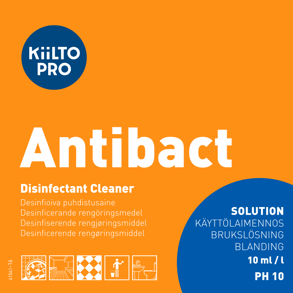 Kiilto etikett Antibac