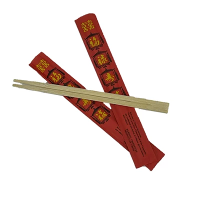 Ätpinnar Bambu Wrap Röd 10x100st/kolli