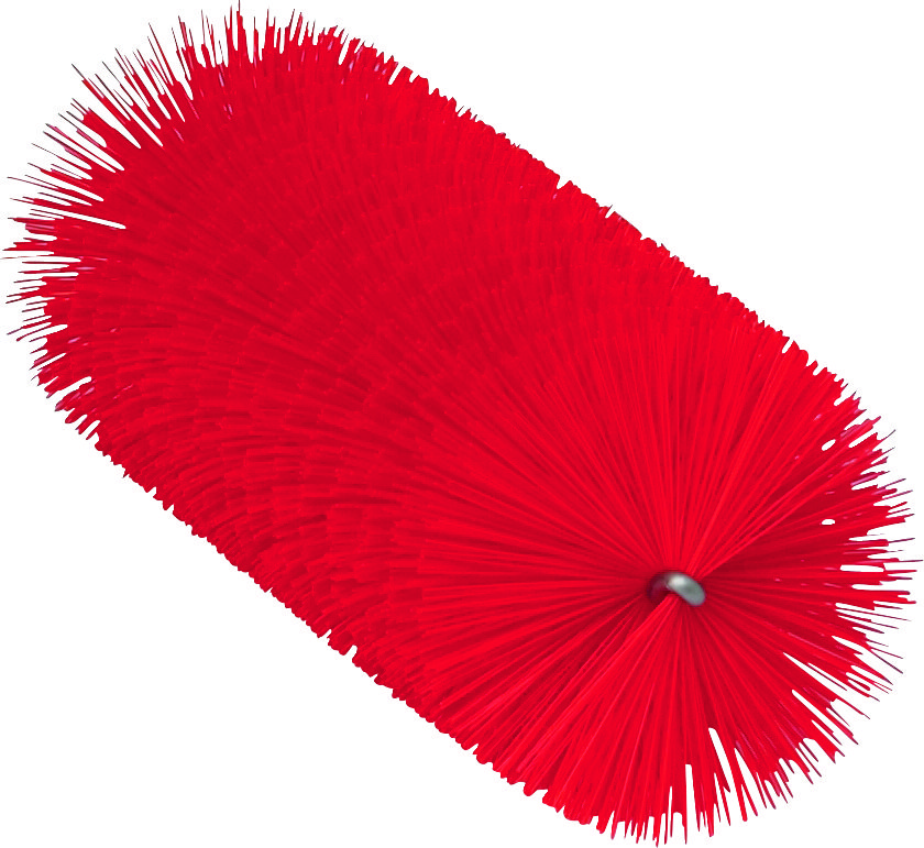 Rörborste till skaft Medium Ø60mm 200mm Röd