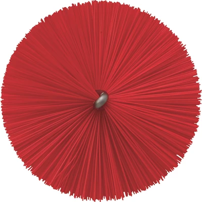 Rörborste till skaft Medium Ø60mm 200mm Röd