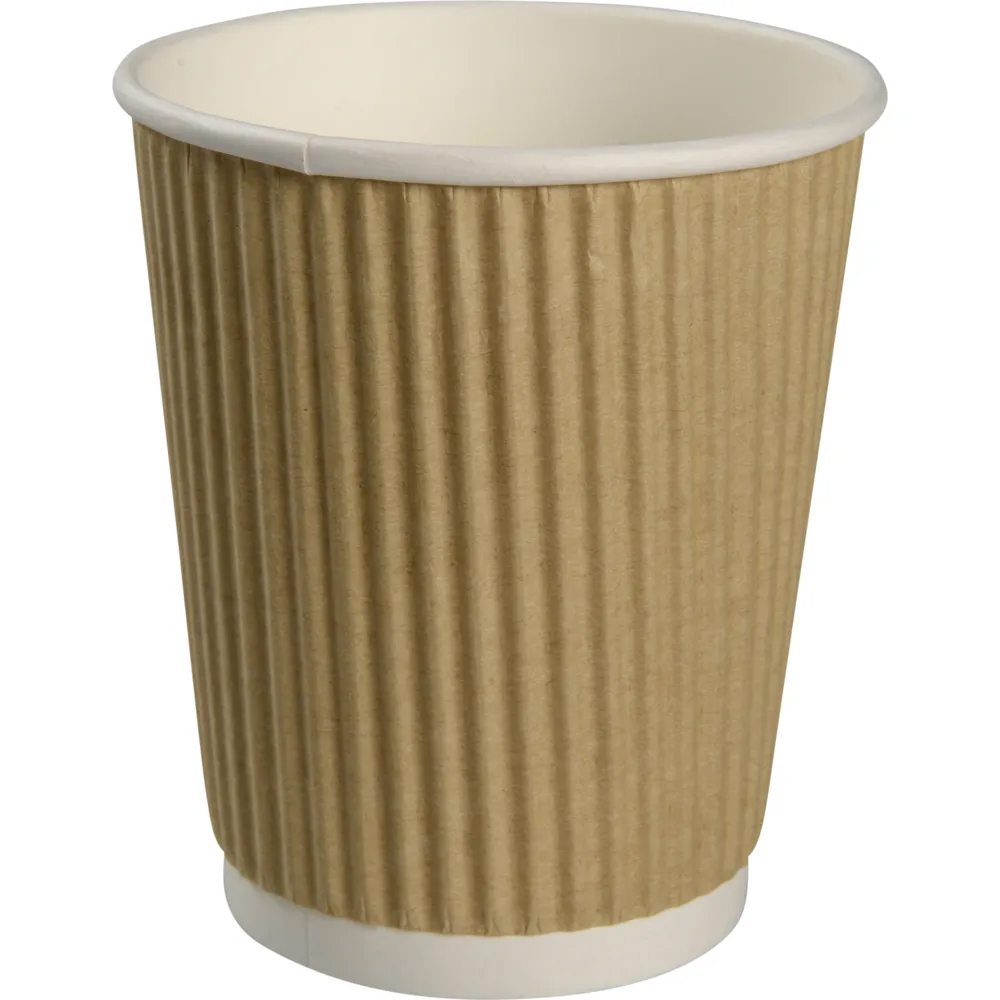 Kaffebägare Ripple Wall 24cl Brun 500st/kolli