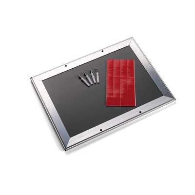 Snäppram Durable aluminium A3 Silver