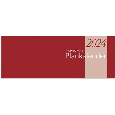 Kalender 2024 Tvåveckors Plankalender