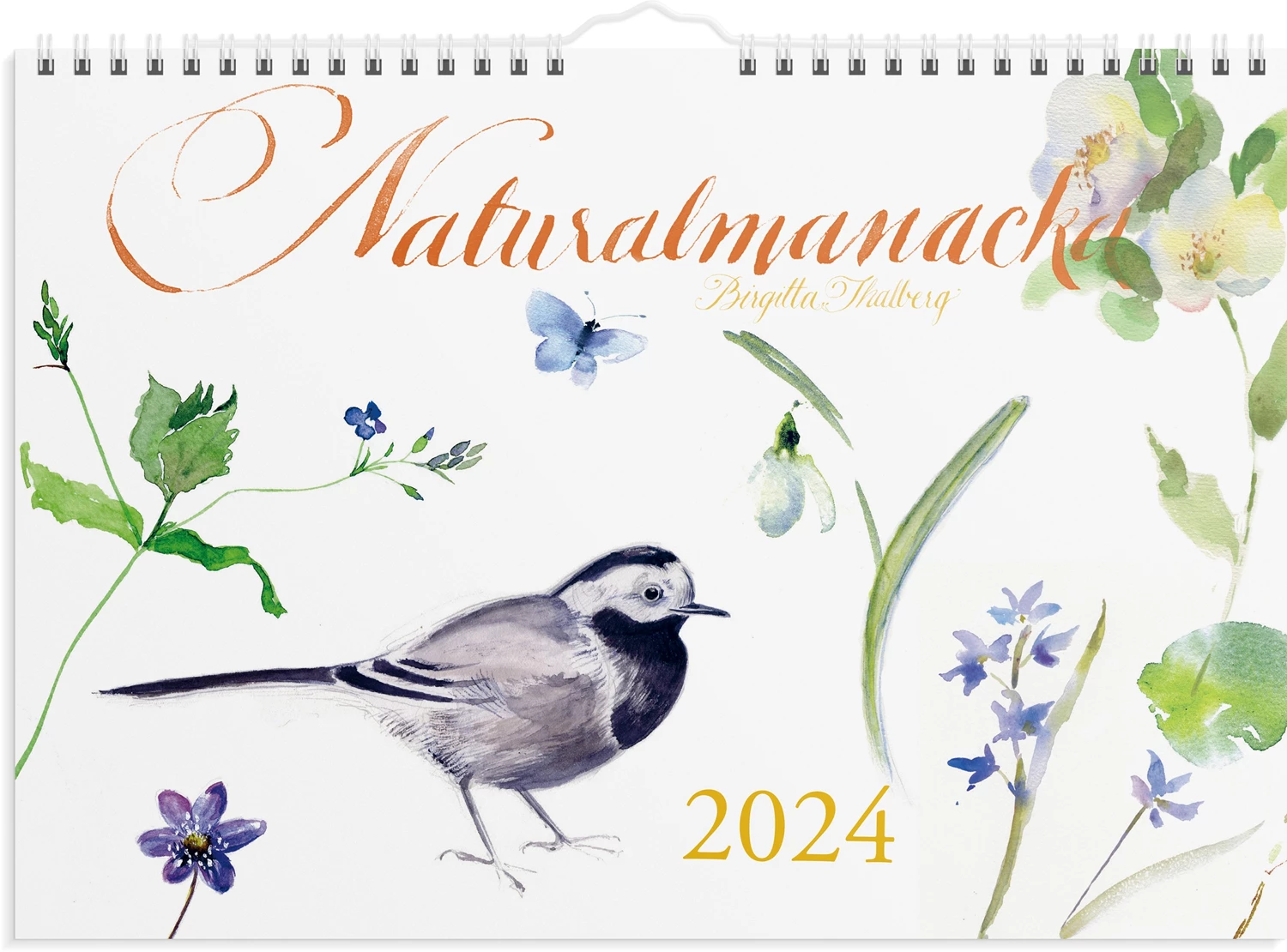 Väggkalender 2024 Naturalmanacka