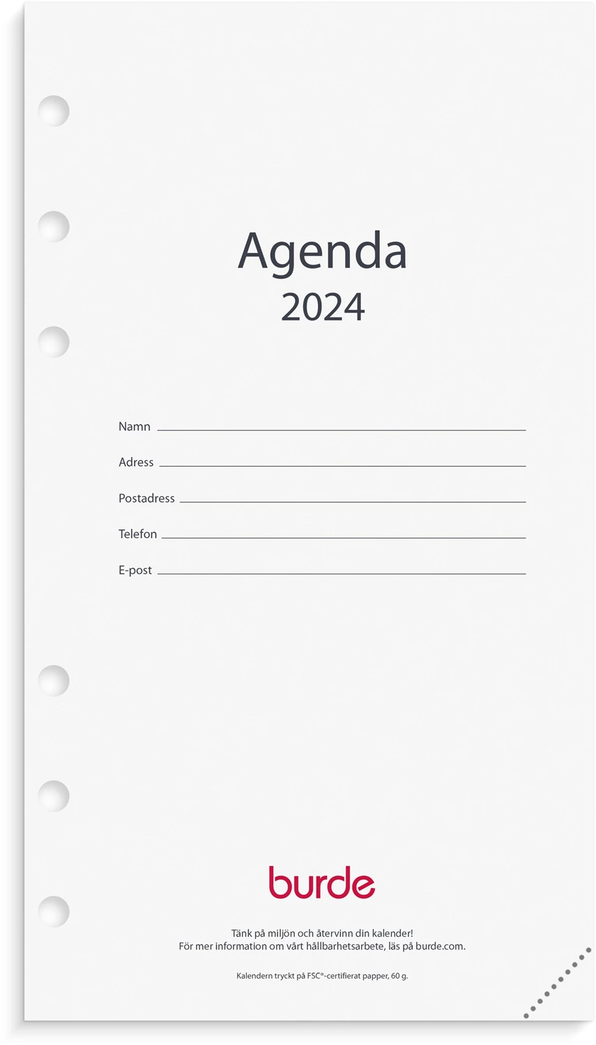 Kalendersats Regent Agenda, FSC Mix