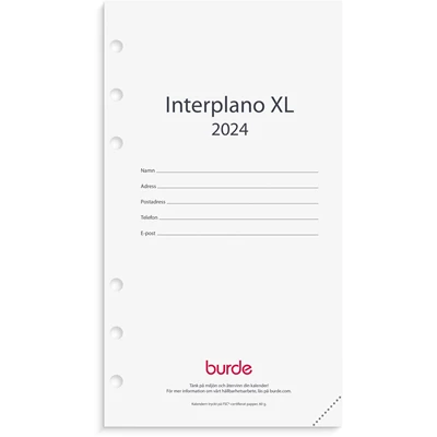 Kalender 2024 Regent kalendersats Interplano XL