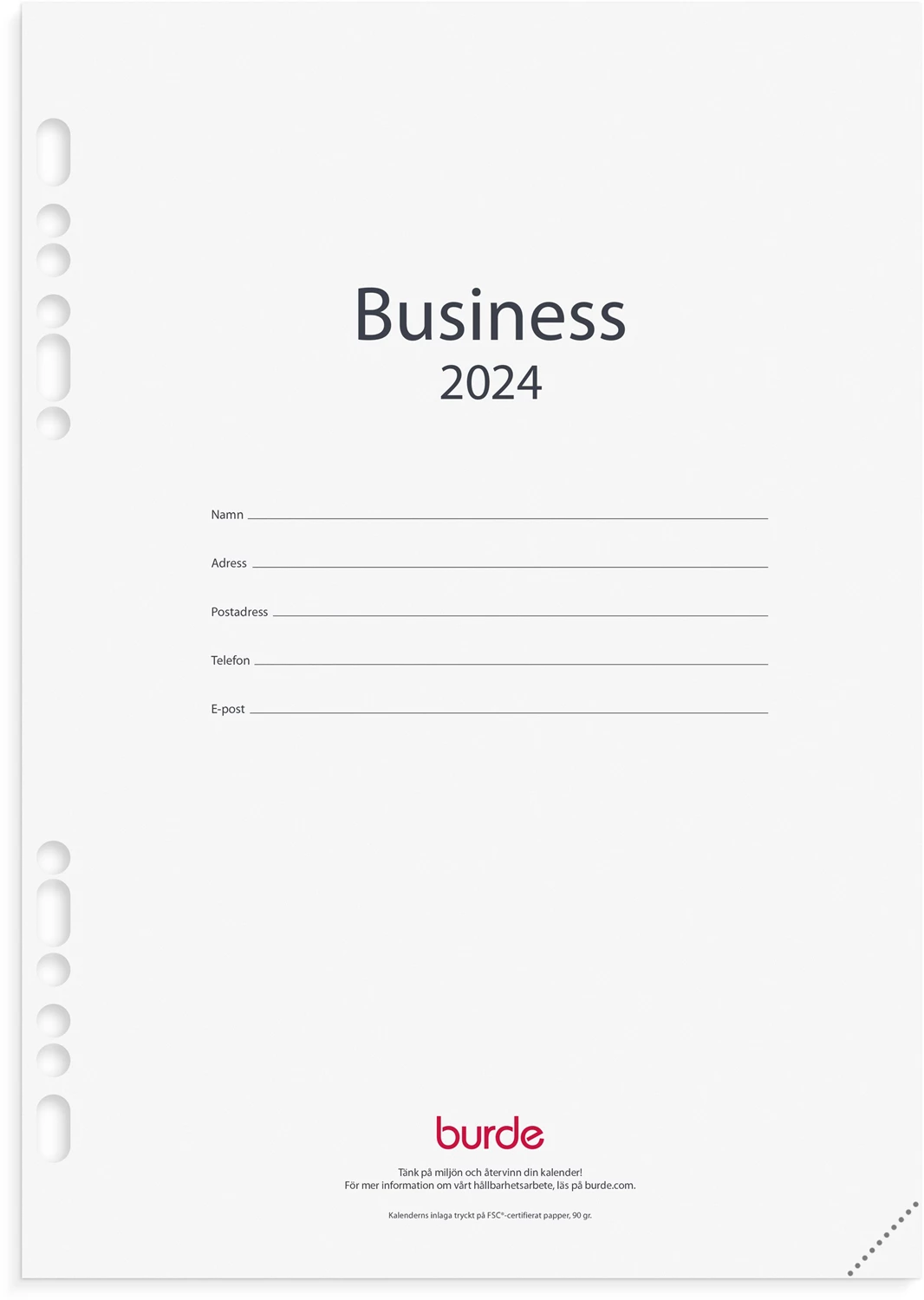 Kalender 2025 Business kalendersats Carepa