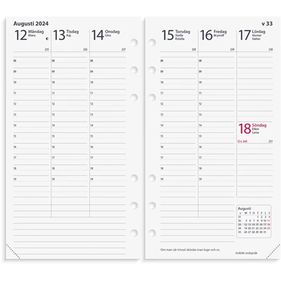 Kalender 2024 Regent kalendersats Interplano XL