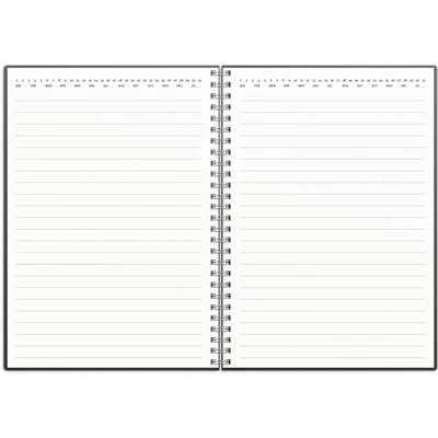 Kalender 2024 Stora Noteskalendern svart k.läder