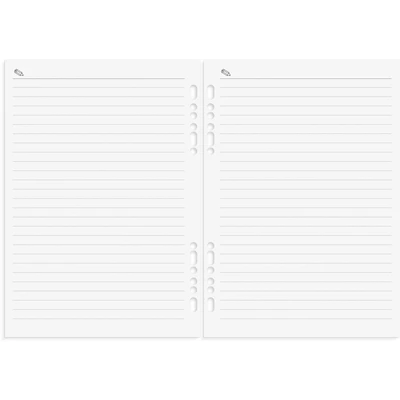 Systemkalender Business grönt konstläder Foran